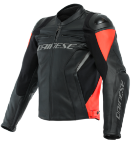 Blouson dainese racing noir rouge fluo